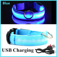 Collar LED perro modo parpadeo — alta visibilidad — PetLookShop