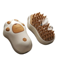 Masajeador cepillo gatos — detalle cabezal suave — PetLookShop