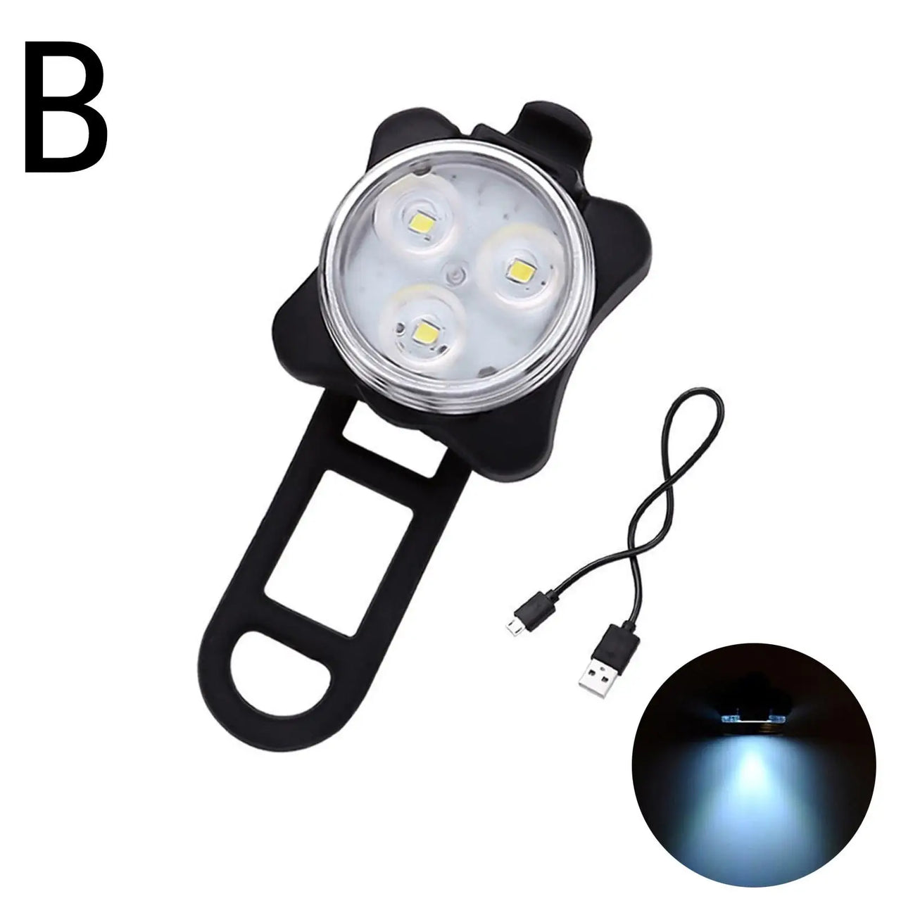 Luz LED seguridad perros — 4 modos recargable USB impermeable — PetLookShop
