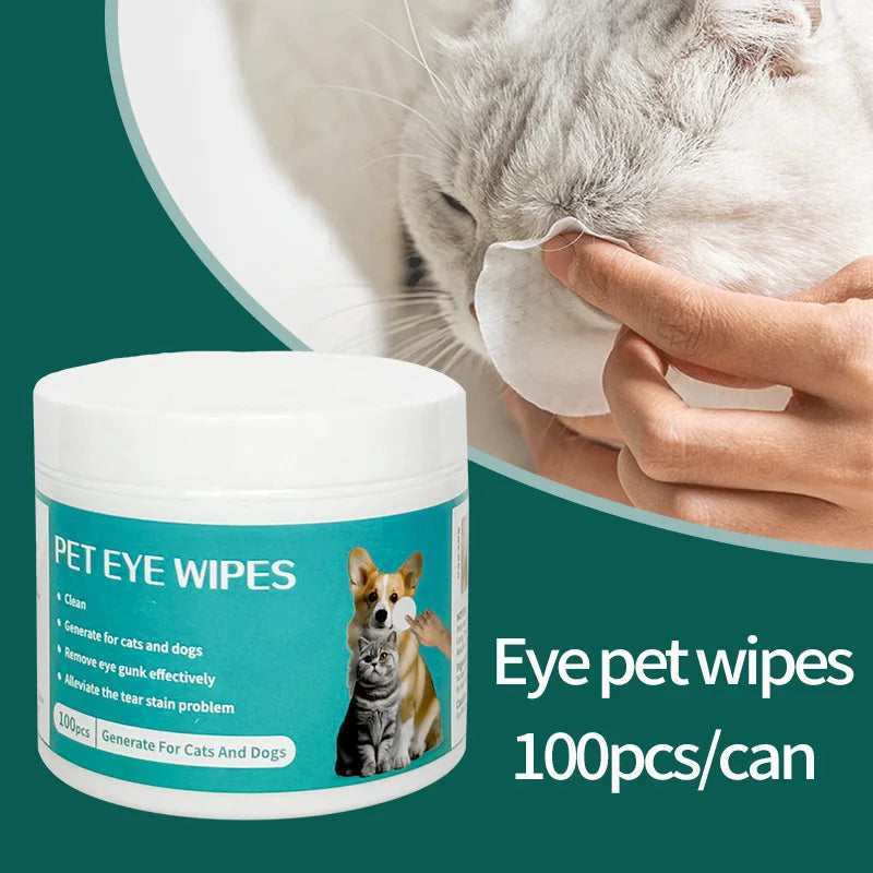 Toallitas limpieza ojos y orejas perros y gatos — sin irritación — PetLookShop